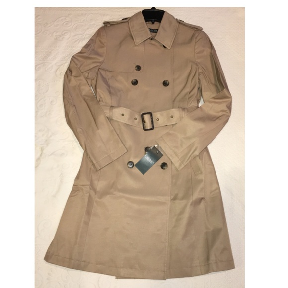 NEW Lauren Ralph Lauren Straight Trench Coat Sz S - Picture 4 of 7
